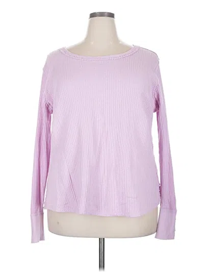 Pre-owned Torrid Long Sleeve T-shirt In Pink