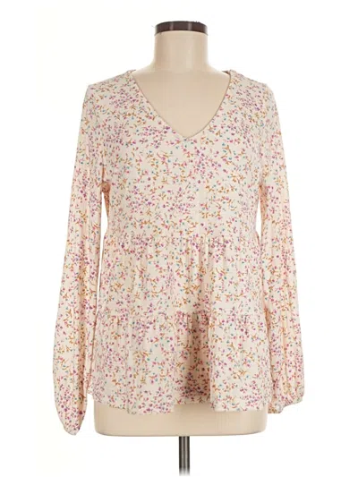 Pre-owned Torrid Long Sleeve T-shirt In Pink