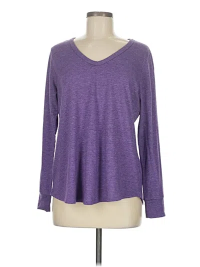 Pre-owned Torrid Long Sleeve T-shirt In Purple