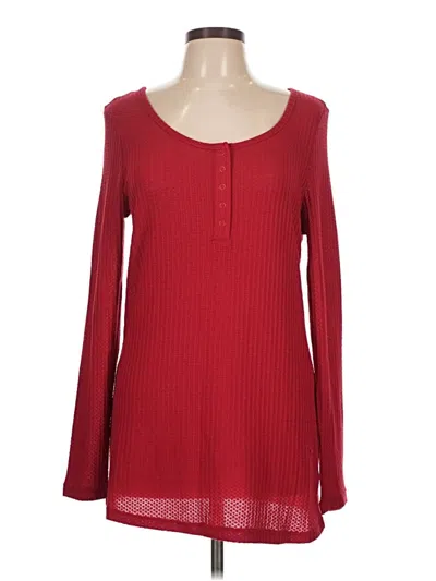 Pre-owned Torrid Long Sleeve T-shirt In Red