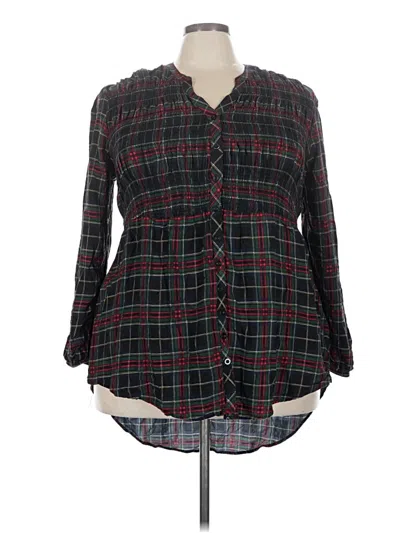 Pre-owned Torrid Long Sleeve T-shirt In Red