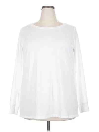 Pre-owned Torrid Long Sleeve T-shirt In White