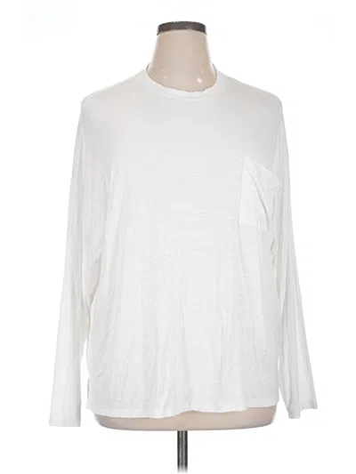 Torrid Long Sleeve T-shirt In White