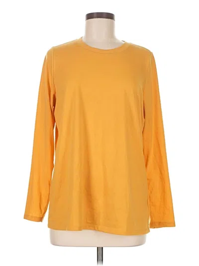 Pre-owned Torrid Long Sleeve T-shirt In Yellow