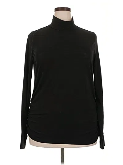 Pre-owned Torrid Long Sleeve Turtleneck In Black