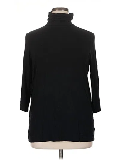 Pre-owned Torrid Long Sleeve Turtleneck In Black