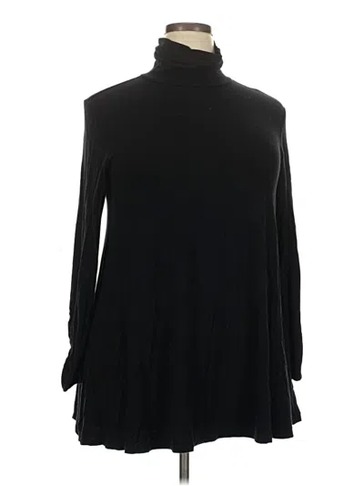 Pre-owned Torrid Long Sleeve Turtleneck In Black