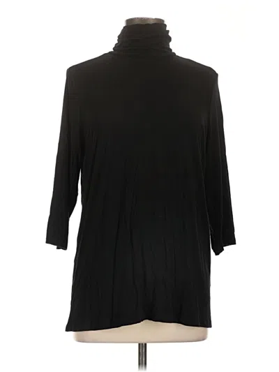 Pre-owned Torrid Long Sleeve Turtleneck In Black