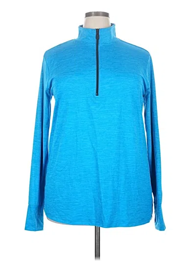 Pre-owned Torrid Long Sleeve Turtleneck In Blue