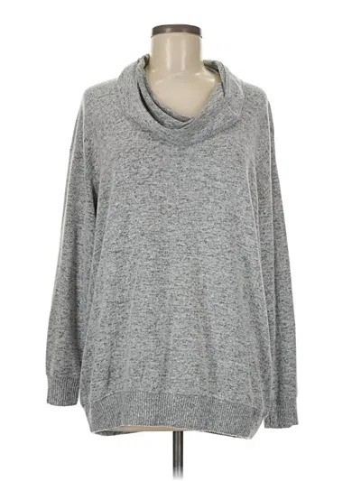 Pre-owned Torrid Long Sleeve Turtleneck In Gray