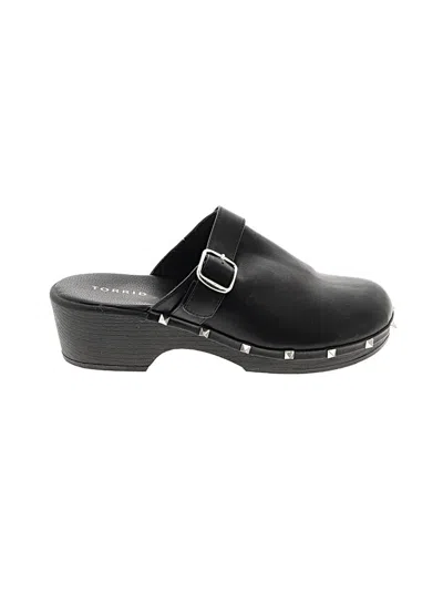 Pre-owned Torrid Mule/clog In Black