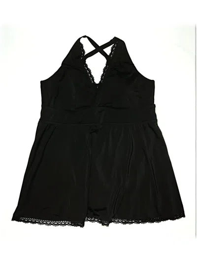 Pre-owned Torrid One Piece Swimsuit In Black