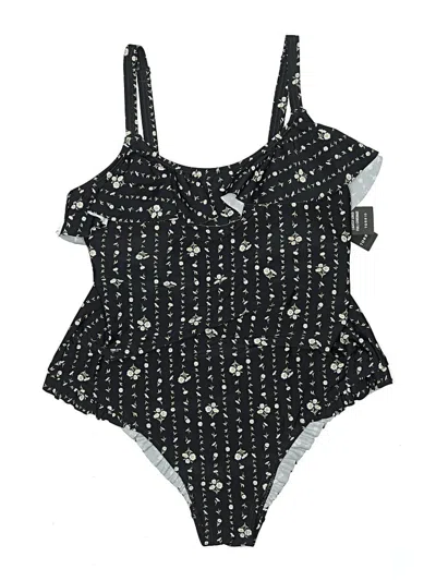 Pre-owned Torrid One Piece Swimsuit In Black