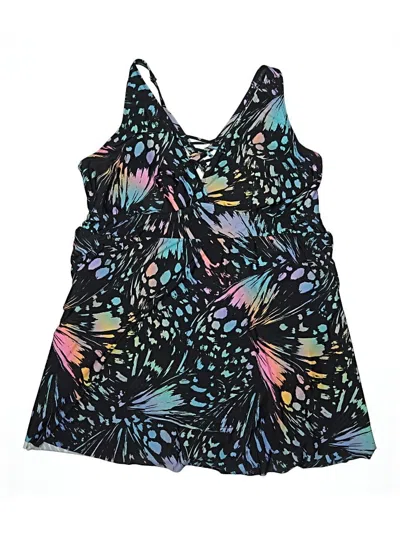 Pre-owned Torrid One Piece Swimsuit In Black