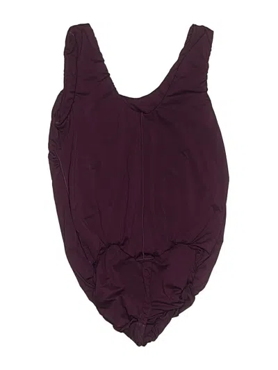 Pre-owned Torrid One Piece Swimsuit In Burgundy