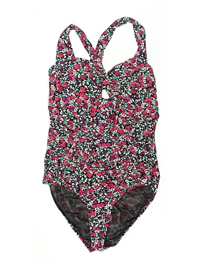 Pre-owned Torrid One Piece Swimsuit In Burgundy