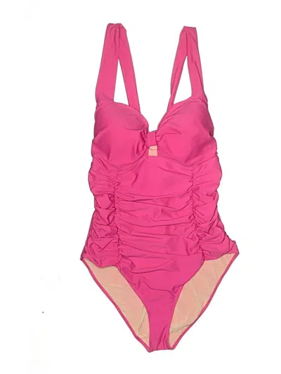 Pre-owned Torrid One Piece Swimsuit In Pink
