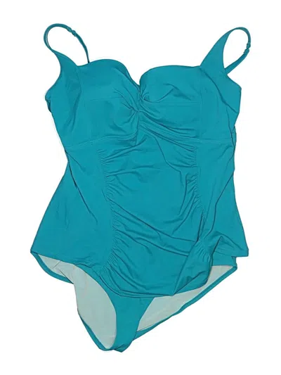 Pre-owned Torrid One Piece Swimsuit In Teal