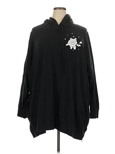 Pre-owned Torrid Poncho In Black