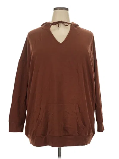 Pre-owned Torrid Poncho In Brown