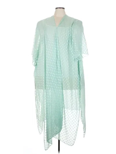 Pre-owned Torrid Poncho In Green