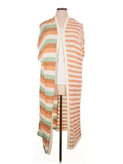 Pre-owned Torrid Poncho In Orange