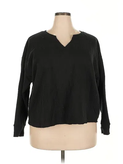 Pre-owned Torrid Pullover Sweater In Black