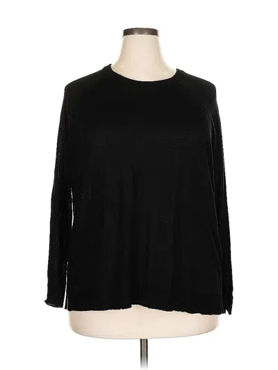 Pre-owned Torrid Pullover Sweater In Black