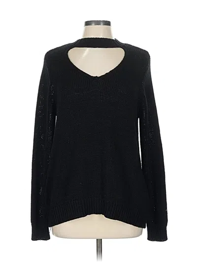 Pre-owned Torrid Pullover Sweater In Black