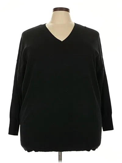 Pre-owned Torrid Pullover Sweater In Black
