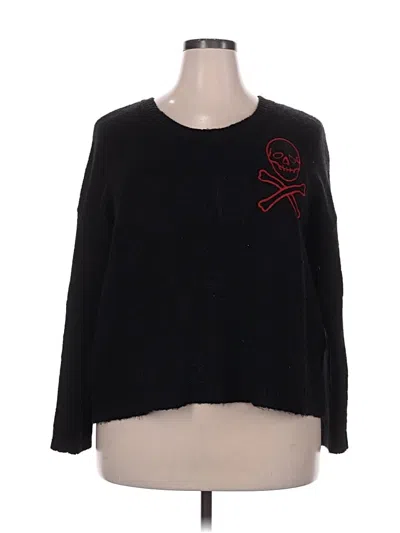 Pre-owned Torrid Pullover Sweater In Black