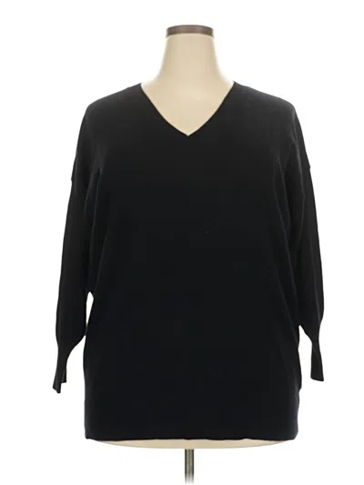 Pre-owned Torrid Pullover Sweater In Black