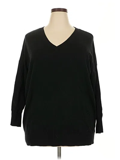 Pre-owned Torrid Pullover Sweater In Black