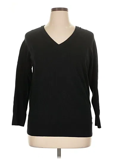 Pre-owned Torrid Pullover Sweater In Black