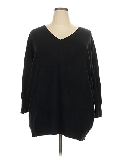 Pre-owned Torrid Pullover Sweater In Black