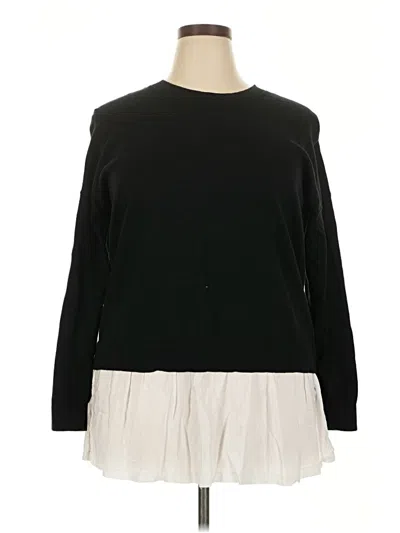 Pre-owned Torrid Pullover Sweater In Black