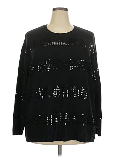 Pre-owned Torrid Pullover Sweater In Black