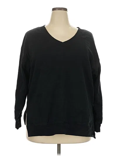 Pre-owned Torrid Pullover Sweater In Black