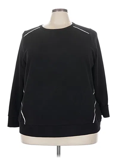 Pre-owned Torrid Pullover Sweater In Black