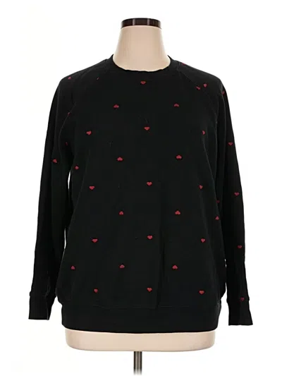 Pre-owned Torrid Pullover Sweater In Black