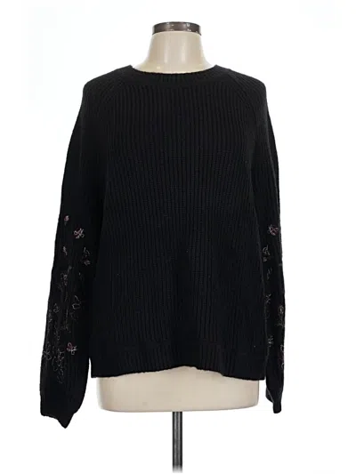 Pre-owned Torrid Pullover Sweater In Black