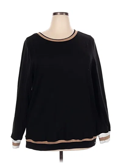 Pre-owned Torrid Pullover Sweater In Black
