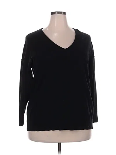 Pre-owned Torrid Pullover Sweater In Black