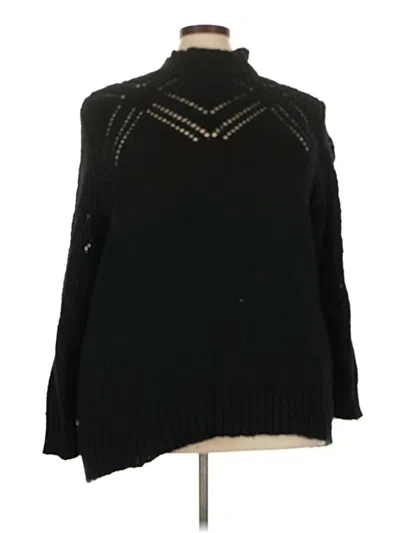 Pre-owned Torrid Pullover Sweater In Black