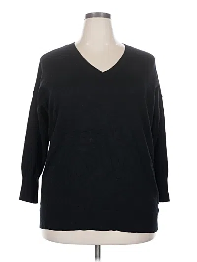 Pre-owned Torrid Pullover Sweater In Black