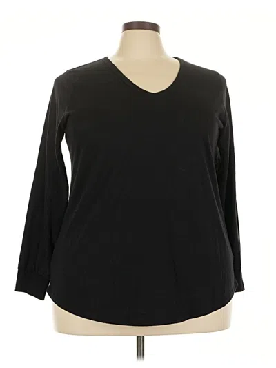 Pre-owned Torrid Pullover Sweater In Black
