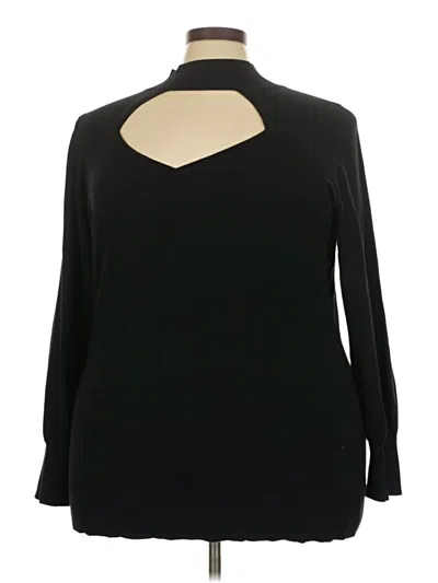 Pre-owned Torrid Pullover Sweater In Black