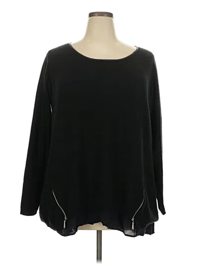 Pre-owned Torrid Pullover Sweater In Black