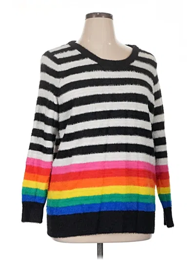 Pre-owned Torrid Pullover Sweater In Black