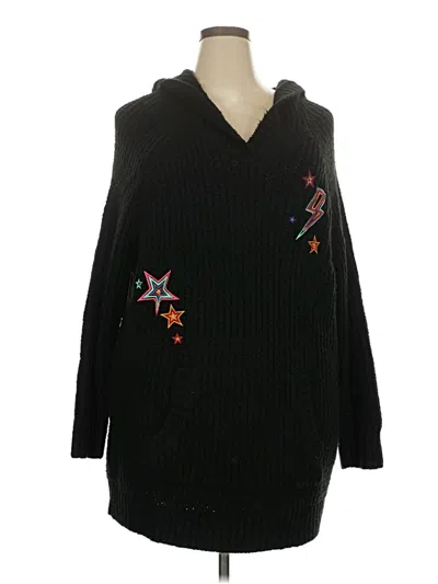 Pre-owned Torrid Pullover Sweater In Black